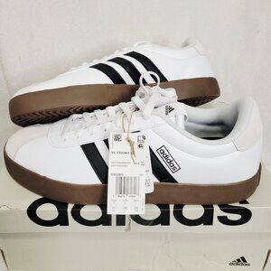 Adidas Mens "VL Court 3.0" Shoes- Cloud White/Black Core/Grey1- Size:11 (ID6285)